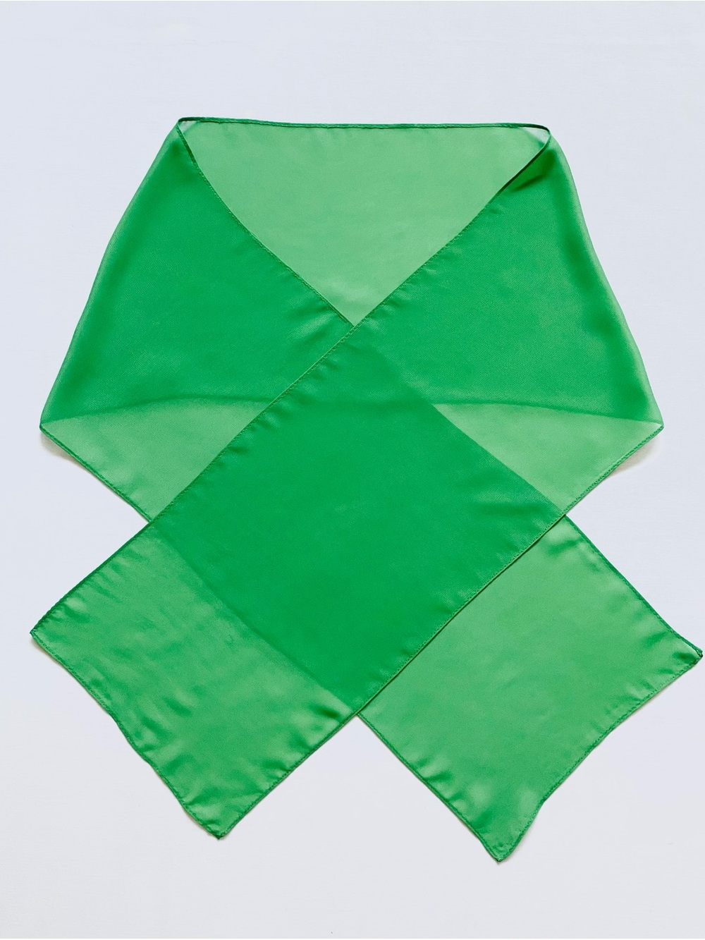 Green Chiffon Scarf - Women’s Accessory